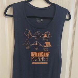 Women's Blue Tank Top